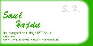 saul hajdu business card